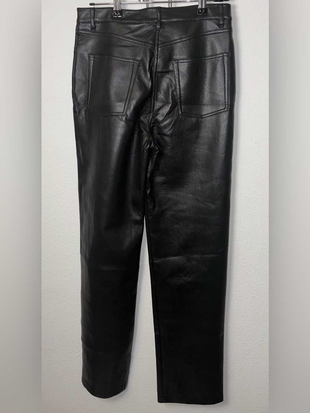 Wilfred Black Faux Leather Pants - Picture 5 of 6